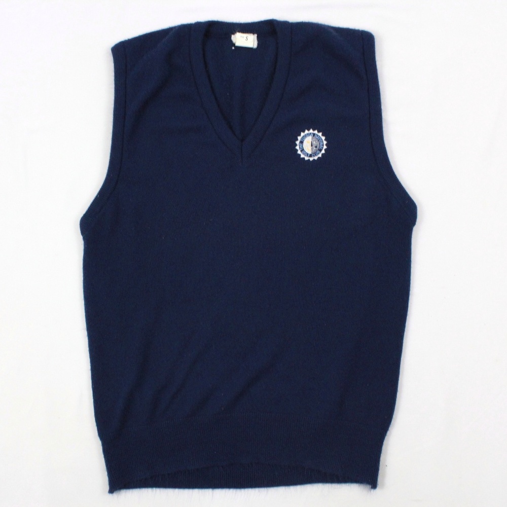 80s DiFini Vneck Pullover Sweater Vest Size Small